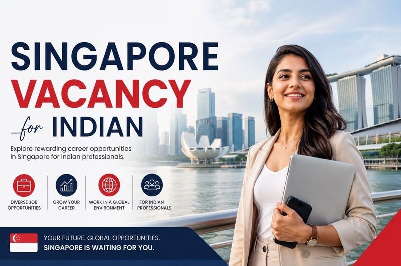 Singapore vacancy for Indian, Lucrative Career Opportunities You Can’t Ignore