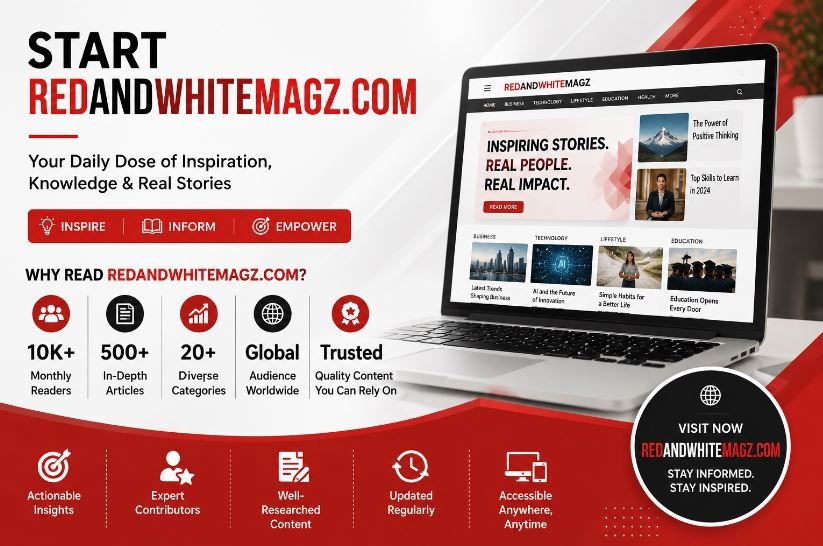 start redandwhitemagz com now